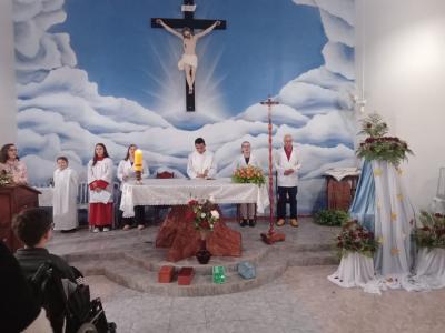 Nova Laranjeiras - Comunidade GuaraÃ­ celebra Nossa Senhora Aparecida (12/10)